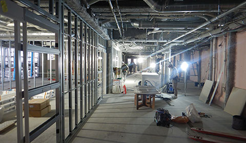 2025年10月31日新校舎の様子